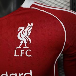 2025/2026 Long Sleeve Player Version Liverpool Home Football Shirt 1:1 Thai Quality