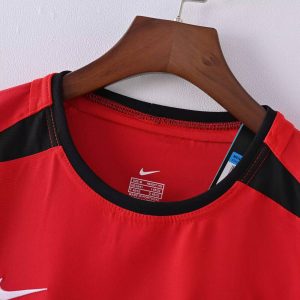 2002-2003 Retro Long Sleeve Manchester United Home Football Shirt 1:1 Thai Quality