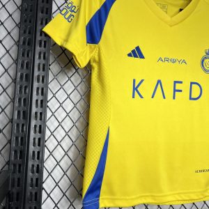 2024/2025 Kids Size Al-Nassr Home Football Shirt 1:1 Thai Quality