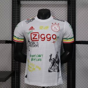2025/2026 Ajax Special Edition Light White Graffiti Football Shirt 1:1 Thai Quality