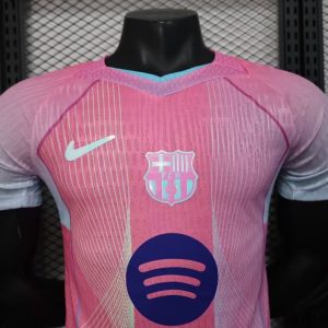 2025/2026 Player Version Barcelona Special Edition Pink Football Shirt 1:1 Thai Quality