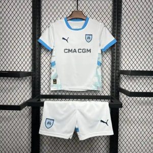2024/2025 Kids Size Olympique de Marseille Home Football Jersey 1:1 Thai Quality