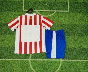 2025/2026 Kids Size Atletico Madrid Home Football Shirt  1:1 Thai Quality