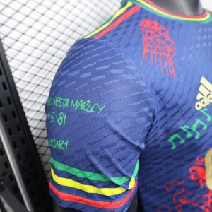 2025/2026 Ajax Special Edition Light Dark Blue Graffiti Football Shirt 1:1 Thai Quality