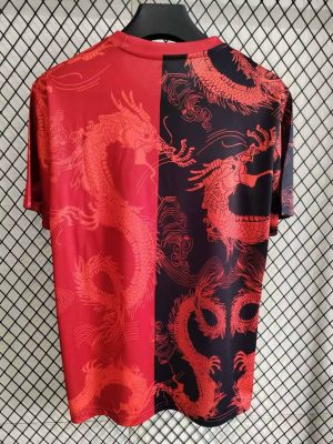 2025/2026 Real Madrid Special Edition Dragon Black Red Football Shirt 1:1 Thai Quality