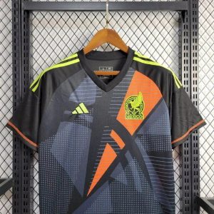 2024 Mexico Goalkeeper Black Soccer Jersey 1:1 Thai Quality