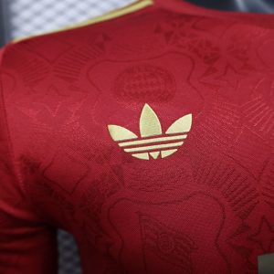 2025/2026 Long Sleeve Player Version Bayern Munich 125th Anniversary Red Football Jersey 1:1 Thai Quality