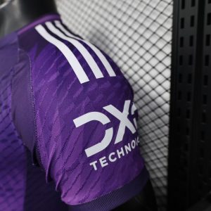 2025/2026 Player Version Manchester United Special Edition White Purple Football Shirt 1:1 Thai Quality