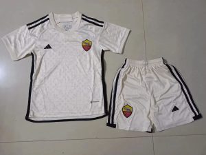 2023/2024 Kids Size AS Roma Away Soccer Jersey Home 1:1 Thai Quality