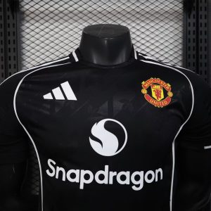 2025/2026 Player Version Manchester United Special Edition Black Football Shirt 1:1 Thai Quality