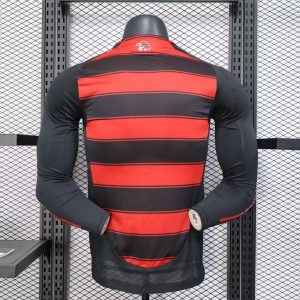 2025/2026 Long Sleeve Player Version Flamengo Home Football Shirt 1:1 Thai Quality