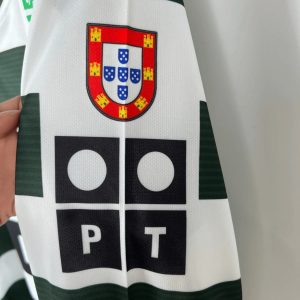 2001/2003 Retro Long Sleeve Sporting Lisbon Home Football Shirt
