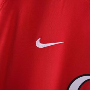 2002-2003 Retro Long Sleeve Manchester United Home Football Shirt 1:1 Thai Quality