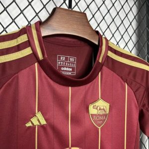 2024/2025 Kids Size Roma Home Soccer Jersey Home 1:1 Thai Quality