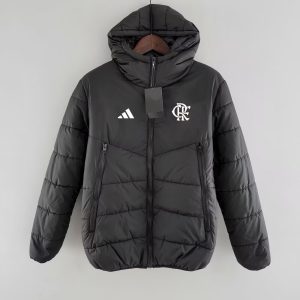 2024/2025 Flamengo Black Soccer Cotton jacket 1:1 Thai Quality
