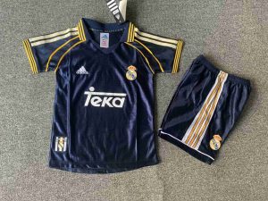 1998/2000 Retro Kids Size Real Madrid Away Football Shirt 1:1 Thai Quality