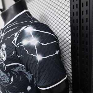 2024/2025 Player Version Real Madrid Black leopard Special Football Shirt 1:1 Thai Quality