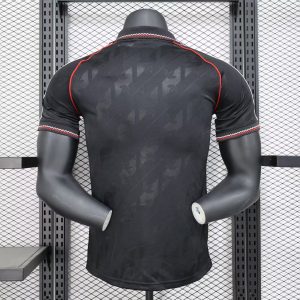 2024/2025 Player Version Manchester United Retro Black style Football Shirt  1:1 Thai Quality