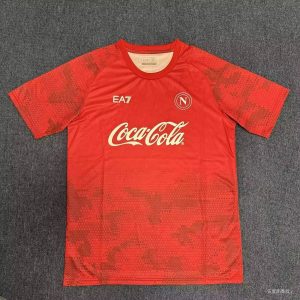2024/2025 Napoli Training Wear Red Soccer Jersey 1:1 Thai Quality