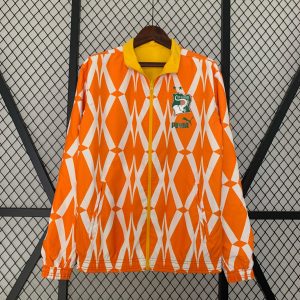 2024 Côte d’Ivoire Reversible Windbreaker Soccer Jersey 1:1 Thai Quality
