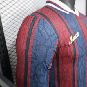 2025/2026 Long Sleeve Player Version Barcelona 125th Anniversary Edition Football Shirt 1:1 Thai Quality