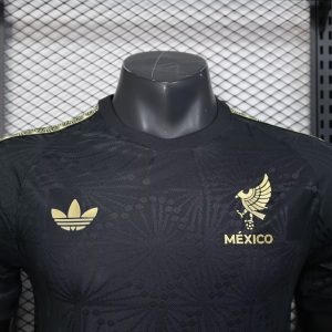 2025 Player Version Mexico Special Edition Black Football Shirt 1:1 Thai Quality