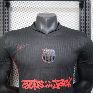 2024/2025 Player Version Barcelona Away (Cockroach Travis Scott) Football Shirt 1:1 Thai Quality