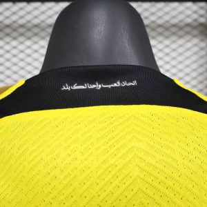 2024/2025 Player Version Al-Ittihad Home(New Ads) Football Shirt 1:1 Thai Quality