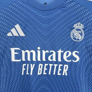 2025/2026 Real Madrid Goalkeeper Blue Football Shirt 1:1 Thai Quality