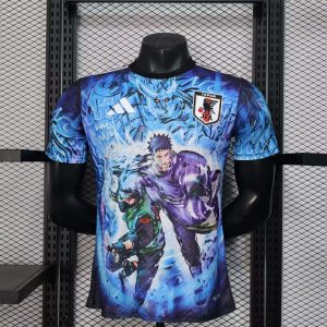 2025 Player Version Japan  Special Edition Uchiha Itachi Blue Football Shirt 1:1 Thai Quality