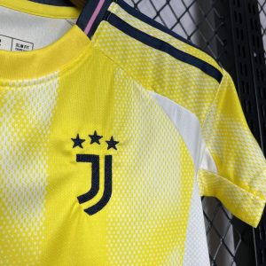 2024/2025 Kids Size Juventus Away Soccer Jersey 1:1 Thai Quality