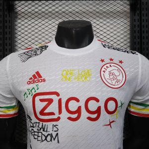 2025/2026 Ajax Special Edition Light White Graffiti Football Shirt 1:1 Thai Quality