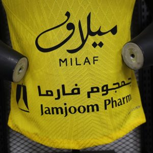 2024/2025 Player Version Al-Ittihad Home(New Ads) Football Shirt 1:1 Thai Quality