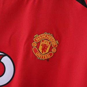 2002-2003 Retro Long Sleeve Manchester United Home Football Shirt 1:1 Thai Quality