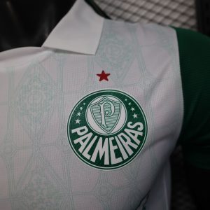 2025/2026 Player Version Palmeiras Away White Green Football Shirt 1:1 Thai Quality