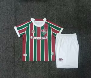 2025/2026 Kids Size Fluminense Home Football Jersey1:1 Quality
