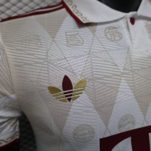 2025/2026 Player Version Bayern Munich 125th Anniversary White Edition Football Shirt 1:1 Thai Quality