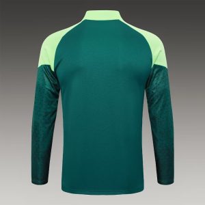 2024/2025 Palmeiras Long Zipped Jacket Green Football Shirt 1:1 Thai Quality