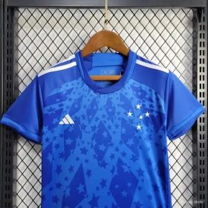 2024/2025 Kids Size  Cruzeiro Home  Football Shirt 1:1 Thai Quality