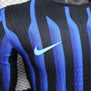 2025/2026 Long Sleeve Player Version Inter Milan Home Football Shirt 1:1 Thai Quality