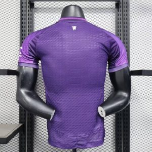 2025/2026 Player Version Manchester United Special Edition White Purple Football Shirt 1:1 Thai Quality