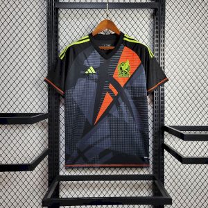 2024 Mexico Goalkeeper Black Soccer Jersey 1:1 Thai Quality