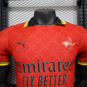 2025/2026 Player Version AC Milan Special Edition Red Football Shirt 1:1 Thai Quality