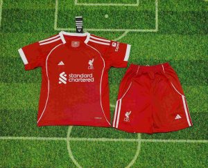 2025/2026 Kids Size Liverpool Home Football Shirt 1:1 Thai Quality