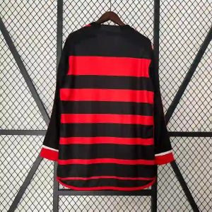 2024/2025 Long Sleeve Flamengo Home Soccer Shirt 1:1 Thai Quality