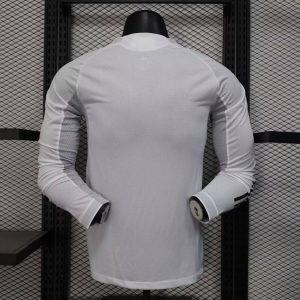 2025/2026 Long Sleeve Player Version Real Madrid Home Football Shirt 1:1 Thai Quality