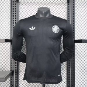 2025 Long Sleeve Player Version Germany 125th Anniversary Special Edition Black Football Shirt 1:1 Thai Quality