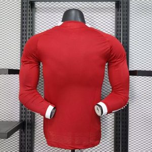 2025/2026 Long Sleeve Player Version Liverpool Home Football Shirt 1:1 Thai Quality