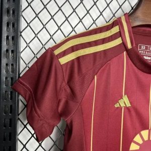 2024/2025 Kids Size Roma Home Soccer Jersey Home 1:1 Thai Quality