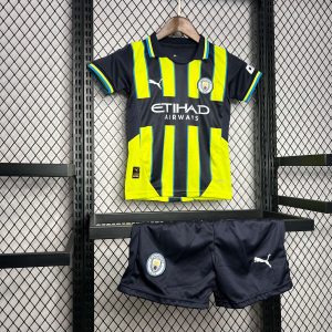 2024/2025 Kids Size Manchester City Away Football Shirt 1:1 Thai Quality